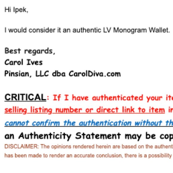 Authentic Louis Vuitton Long Wallet vintage - Picture 8 of 8